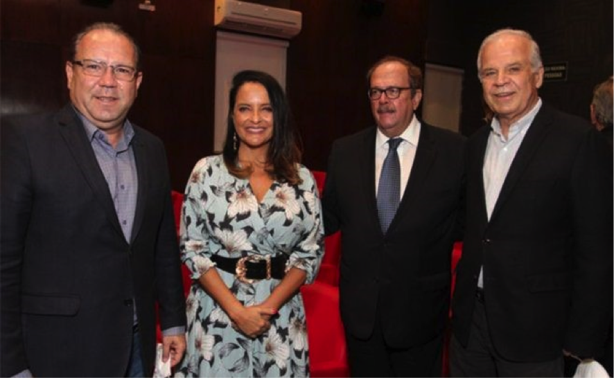 Marcelo de Souza, presidente da CDL-BH e os vice-presidentes da ACMinas