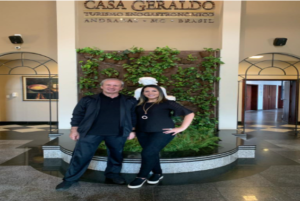 Sergio e Denise na Casa Geraldo, em Andradas - MG