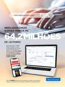 MERCADOCOMUM SUPERA MARCA DE 64,2 MILHÕES DE LEITORES