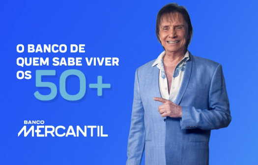 Banco Mercantil lança cartão consignado premium e traz Roberto Carlos em nova campanha