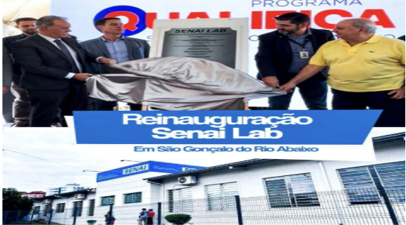 SENAI e Prefeitura de São Gonçalo do Rio Abaixo inauguram o Lab