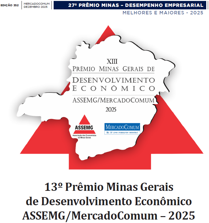 13º Prêmio Minas Gerais de Desenvolvimento Econômico ASSEMG/MercadoComum – 2025