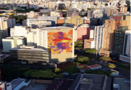 Milton Nascimento em escala monumental: a arte urbana celebra um ícone da música brasileira em Belo Horizonte – MG